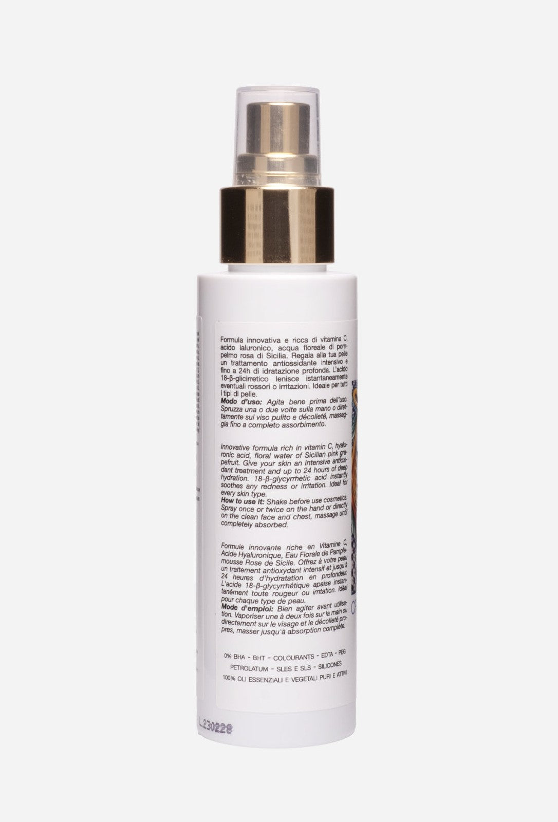 CREMA VISO SPRAY ANTIOSSIDANTE ALIA SKIN CARE