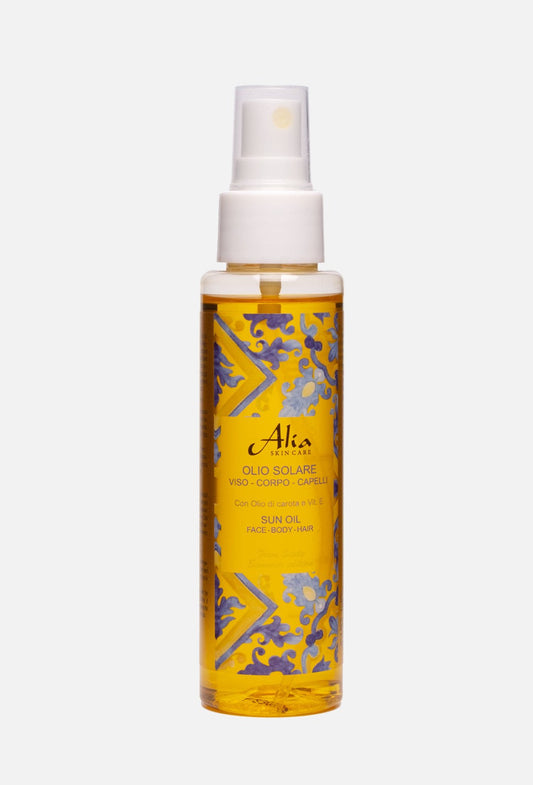 OLIO SOLARE SPRAY viso corpo capelli ALIA SKIN CARE