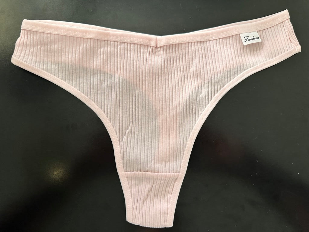 Mutandine Sexy Autunno/Inverno per Donne, Intimo Invisibile a Coste sottili
