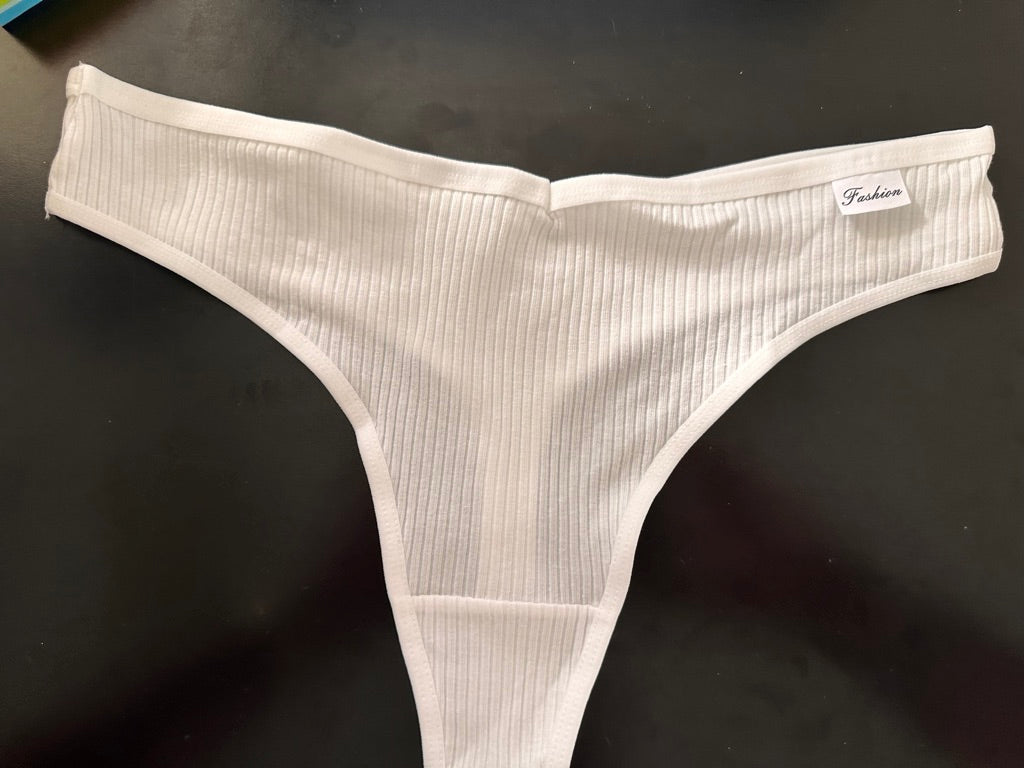 Mutandine Sexy Autunno/Inverno per Donne, Intimo Invisibile a Coste sottili