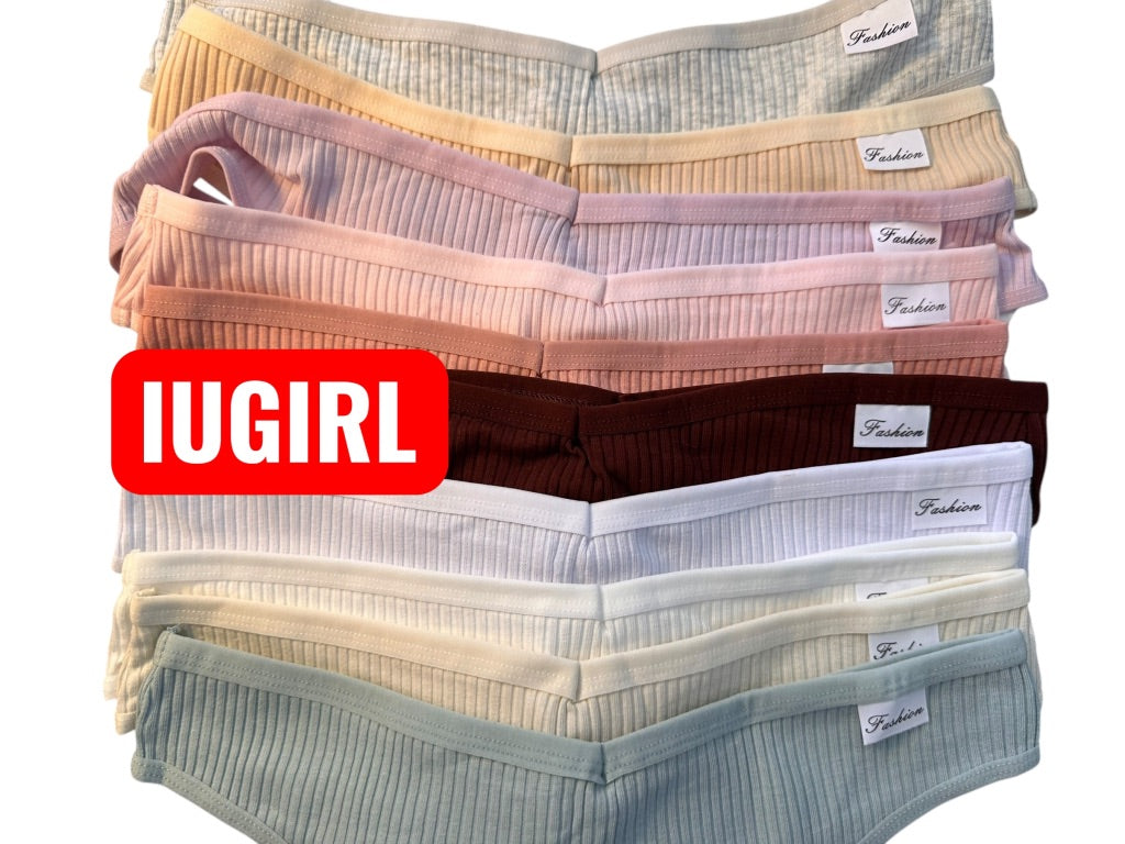 Mutandine Sexy Autunno/Inverno per Donne, Intimo Invisibile a Coste sottili