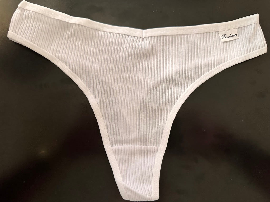 Mutandine Sexy Autunno/Inverno per Donne, Intimo Invisibile a Coste sottili