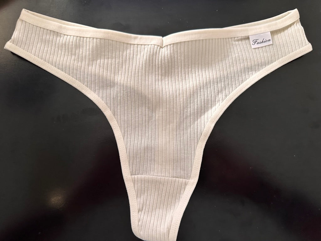 Mutandine Sexy Autunno/Inverno per Donne, Intimo Invisibile a Coste sottili